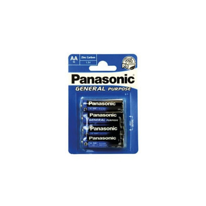 Panasonic Batterie R6 Mignon 1.5V In Blister à 4 Stkück 3 Panasonic Batterie R6 Mignon 1.5V In Blister à 4 Stkück