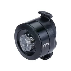 BBB Frontlicht Spy 17 Lumen 2x CR2032, Schwarz 1 Stück, Mit Halterung