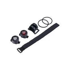 BBB Set Spy Combo 17 / 7 Lumen 4x CR2032, Mit Velo-, Helm-, Armhalterung -E-Bike Zubehör bbb set spy combo 17 7 lumen 4x cr2032 mit velo helm armhalterung4