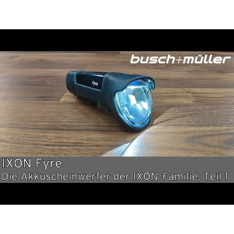 Busch & Müller Busch + Müller Scheinwerfer Akku, IXON FYRE 30 Lux, 195, He5 4 Busch & Müller Busch + Müller Scheinwerfer Akku, IXON FYRE 30 Lux, 195, He5 – Bild 2