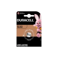 Duracell Batterie CR1632 3V Lithium Knopfzelle 1er-Blister