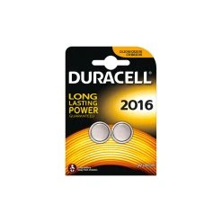 Duracell Batterie CR2016 3V Lithium Knopfzelle 2er-Blister