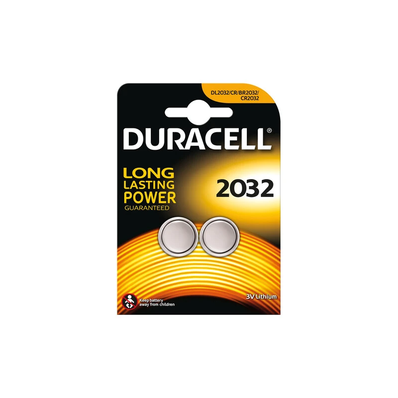 Duracell Batterie CR2032 3V Lithium Knopfzelle Im 2er-Blister 3 Duracell Batterie CR2032 3V Lithium Knopfzelle Im 2er-Blister