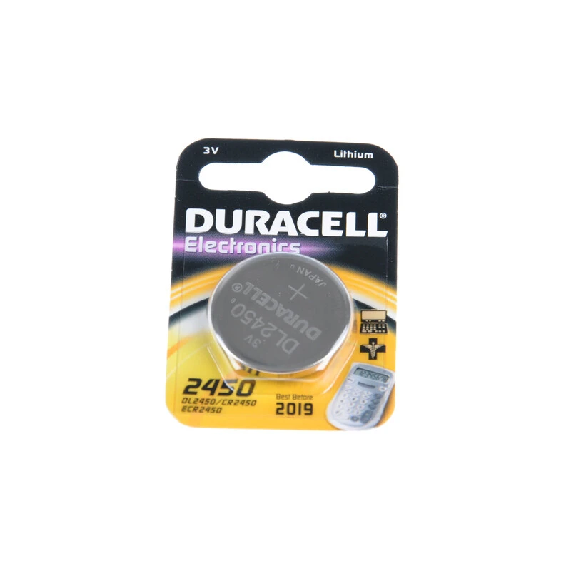 Duracell Batterie CR2450 3V Lithium Knopfzelle 1er-Blister 3 Duracell Batterie CR2450 3V Lithium Knopfzelle 1er-Blister