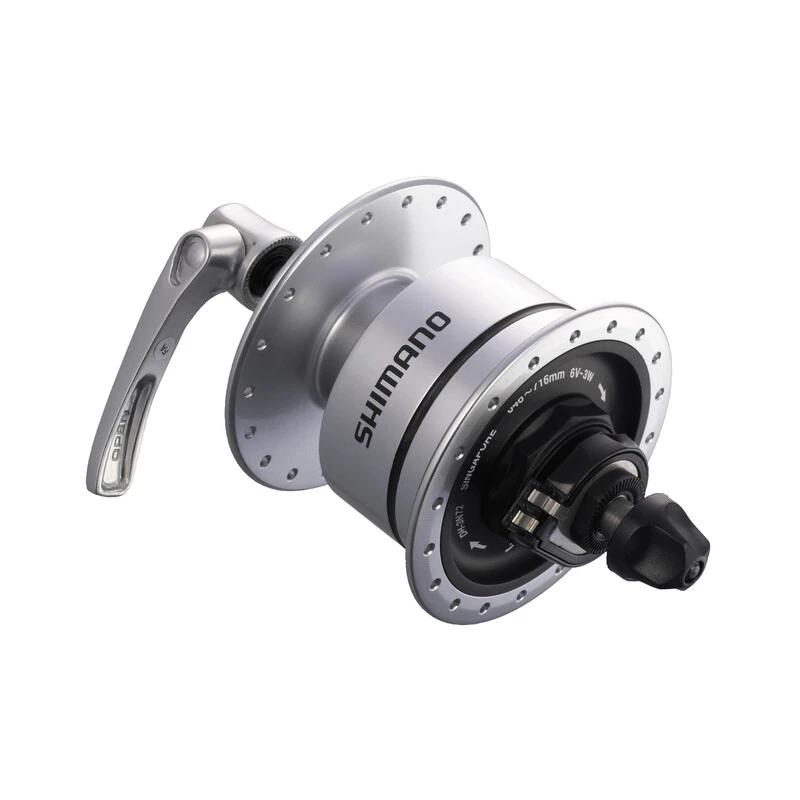 Shimano Nabendynamo DH-3N72 100 Mm 36-Loch 6V/3W QR Silber Box 3 Shimano Nabendynamo DH-3N72 100 Mm 36-Loch 6V/3W QR Silber Box