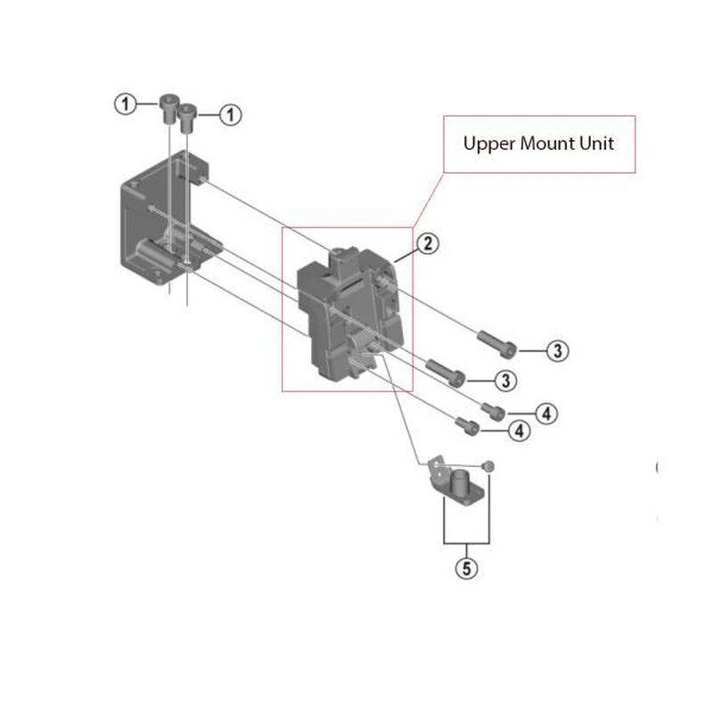 Shimano Obere Befestigungseinheit Für Akkuhalter BM-E8031 3 Shimano Obere Befestigungseinheit Für Akkuhalter BM-E8031