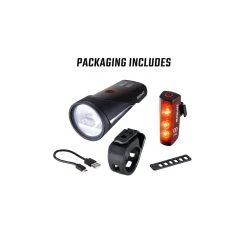 Sigma Lampe Aura 100 / R&uuml;cklicht Blaze USB Set, 17950, 100 Lux, Inklusive USB-Ladekabel -E-Bike Zubehör sigma lampe aura 100 ruecklicht blaze usb set 17950 100 lux inklusive usb ladekabel3