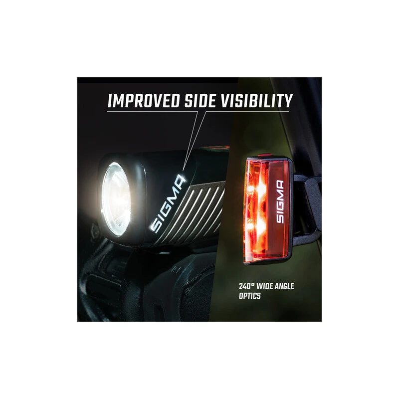 Sigma Lampe BUSTER 400 / RL 80 USB Set, 19630, Schwarz, 400 Lumen, USB-Ladekabel 5 Sigma Lampe BUSTER 400 / RL 80 USB Set, 19630, Schwarz, 400 Lumen, USB-Ladekabel – Bild 3