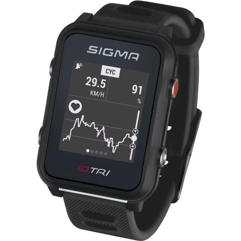 Sigma Pulsuhr ID TRI Basic Triathlon, 24200, Schwarz 3 Sigma Pulsuhr ID TRI Basic Triathlon, 24200, Schwarz