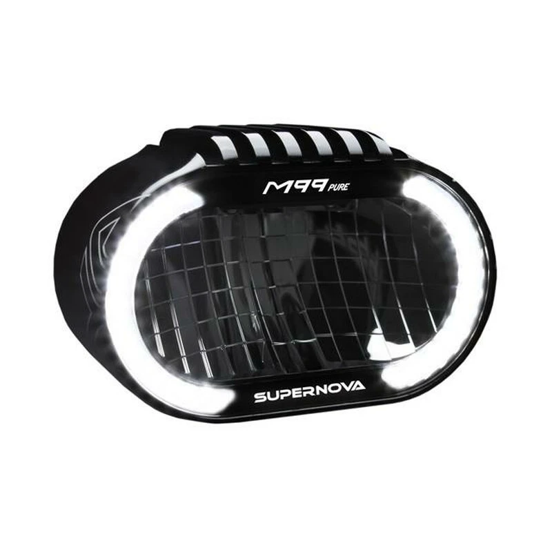 Supernova E-Bike Scheinwerfer M99 PURE 6V, 500lmn 160Lux, Aluminium Gehäuse, Schwarz 3 Supernova E-Bike Scheinwerfer M99 PURE 6V, 500lmn 160Lux, Aluminium Gehäuse, Schwarz