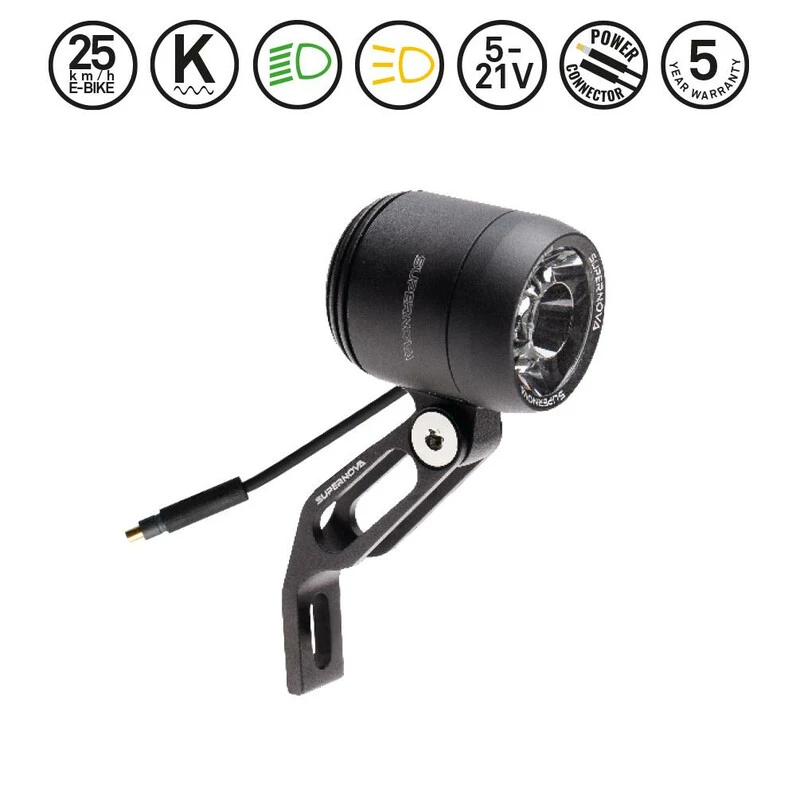 Supernova E3 V521s E-Bike Scheinwerfer, Multimount, Universal 5-21V Softstart, Inkl. Multimount-Halterung, Schwarz 3 Supernova E3 V521s E-Bike Scheinwerfer, Multimount, Universal 5-21V Softstart, Inkl. Multimount-Halterung, Schwarz