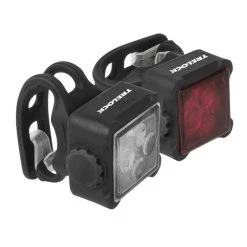 Trelock Beleuchtungs-Set LS 260 FRONT/REAR SQUARELINE 4 LED