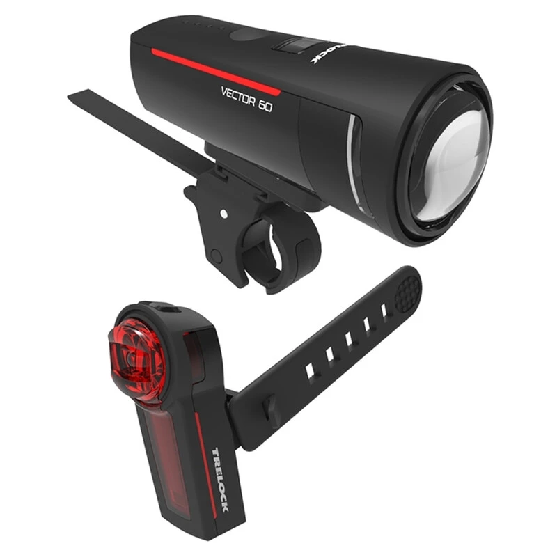 Trelock Beleuchtungs-Set LS 600 I-GO VECTOR 60 + LS 740 I-GO VECTOR REAR 2 Trelock Beleuchtungs-Set LS 600 I-GO VECTOR 60 + LS 740 I-GO VECTOR REAR